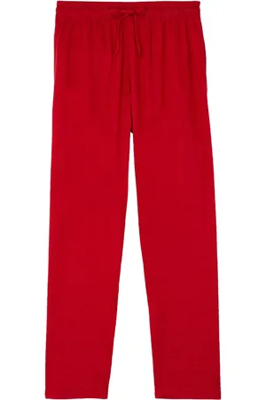Vilebrequin Drawstring straight-leg linen trousers