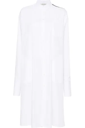 Peter Do Band-collar midi shirt dress