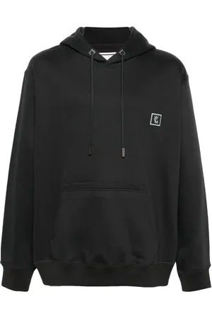 WOOYOUNGMI Logo-patch cotton hoodie