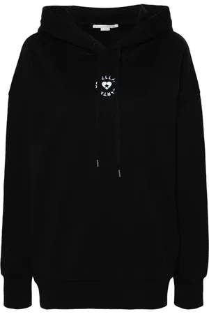 Stella McCartney Logo-embroidered cotton hoodie