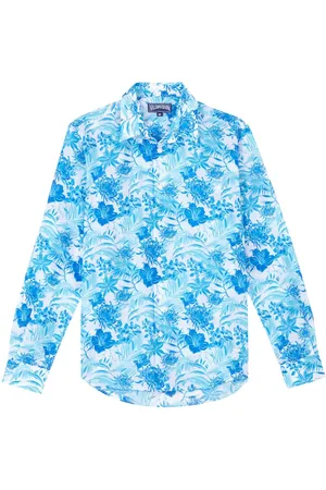 Vilebrequin Floral-print cotton shirt