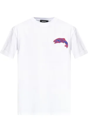 Dsquared2 Logo-appliquéd cotton T-shirt