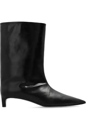 Jil Sander Pointed-toe leather boots