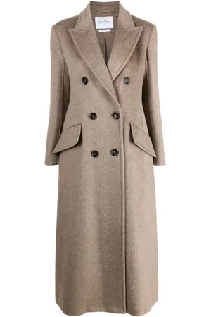 Max Mara Double-breasted cashmere blend coat