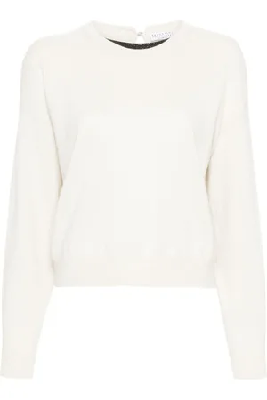 Brunello Cucinelli Monili chain-detail cashmere jumper