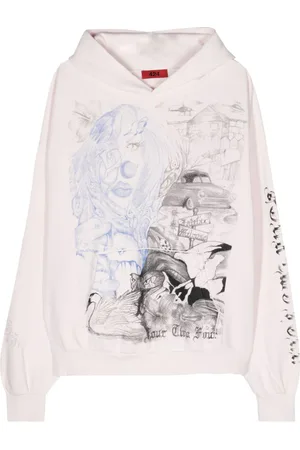 424 FAIRFAX Valentina Grave cotton sweatshirt