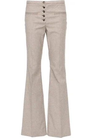 Courrèges Tailored checked trousers