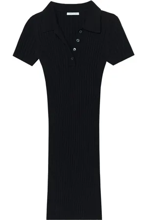 JOHN ELLIOTT Piper ribbed polo dress