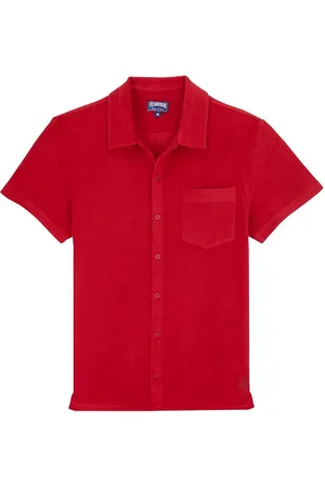 Vilebrequin Button-up terry-cloth bowling shirt