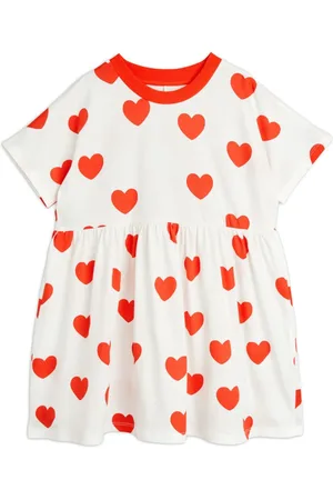 Mini Rodini Heart-print T-shirt dress