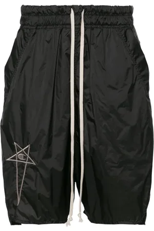 Rick Owens Beveled track shorts