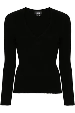 A.P.C. Camille chunky-ribbed jumper
