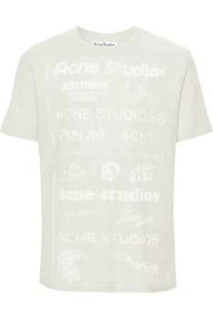 Acne Studios Logo-print organic-cotton T-shirt