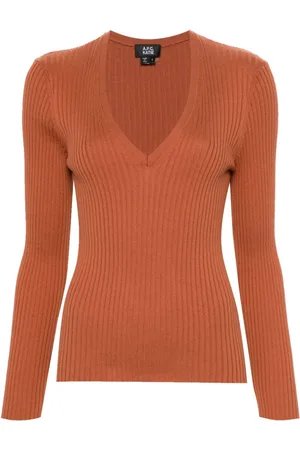 A.P.C. Camille chunky-ribbed jumper