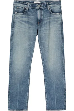 Moussy Low-rise straight-leg jeans
