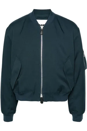 Jil Sander Gabardine-weave bomber jacket