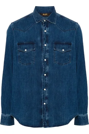 MOORER Larrie denim shirt