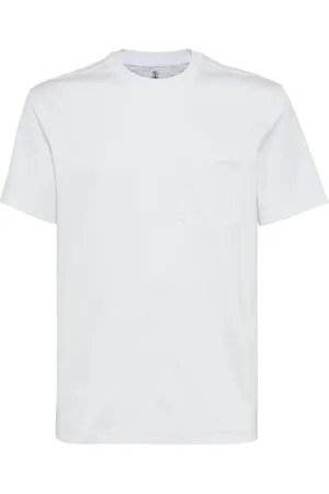 Brunello Cucinelli Patch-pocket crew-neck T-shirt