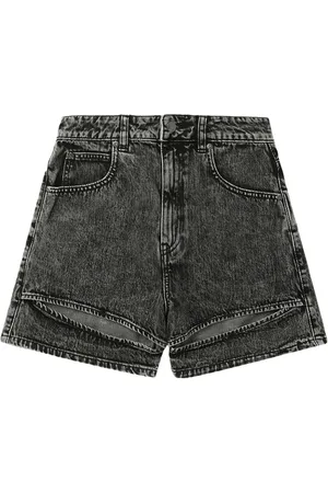 Izzue Logo-patch cotton shorts