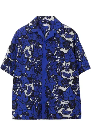 Burberry Ivy leaf-print cotton shirt