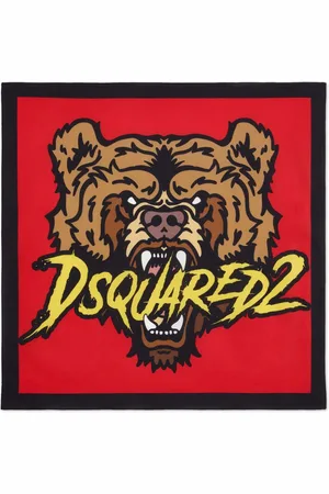 Dsquared2 Horror cotton scarf