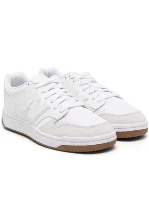 New Balance 480 logo-appliqué leather sneakers