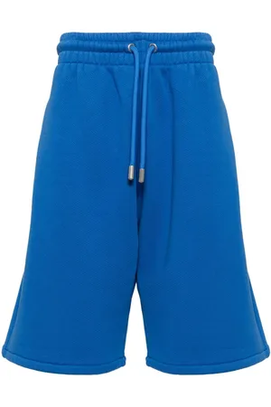 OFF-WHITE Off Stamp cotton track shorts