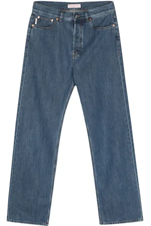 VALENTINO GARAVANI Straight-leg washed jeans