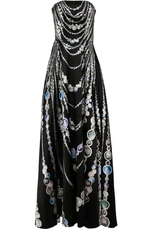Saiid Kobeisy Graphic-print mikado gown
