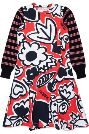 Marni Logo-print cotton dress