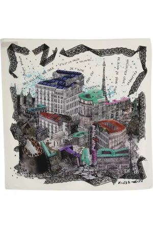 Zadig & Voltaire Blondie 85 organic-silk scarf