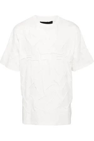 HELIOT EMIL Quadratic cotton T-shirt