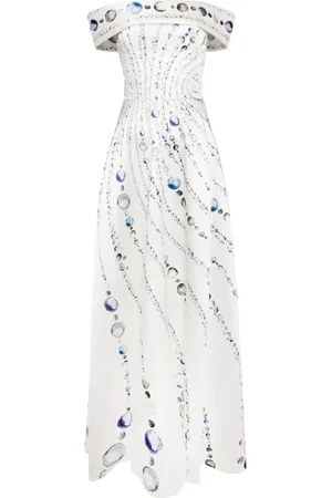 Saiid Kobeisy Graphic-print mikado gown