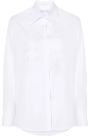 Viktor & Rolf Patch-embroidered cotton shirt
