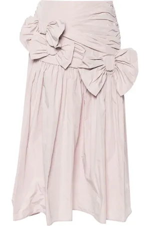 Viktor & Rolf Bow-detail draped skirt