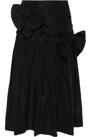 Viktor & Rolf Bow-detail draped skirt