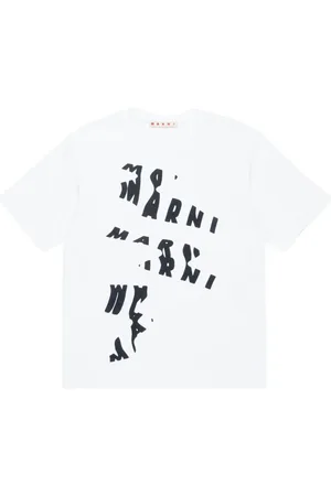 Marni Deconstructed logo cotton T-shirt