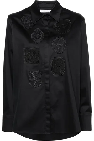 Viktor & Rolf Crochet-detail long-sleeve shirt