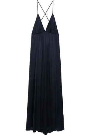 ZIMMERMANN Gathered silk maxi dress