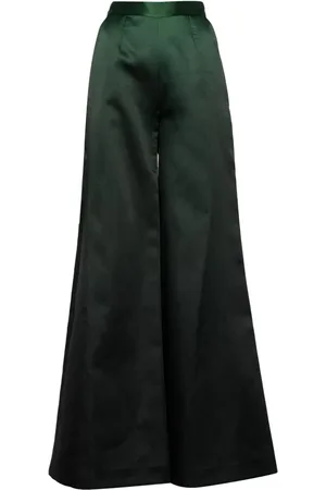 Saiid Kobeisy Gradient satin flared pants