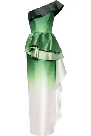 Saiid Kobeisy One-shoulder gradient dress