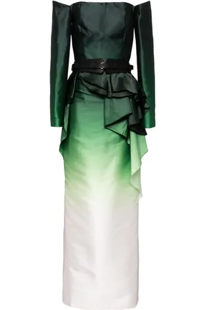 Saiid Kobeisy One-shoulder gradient dress