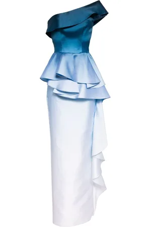 Saiid Kobeisy One-shoulder gradient dress