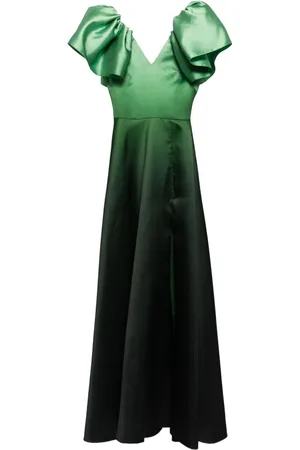 Saiid Kobeisy Gradient-effect taffeta dress