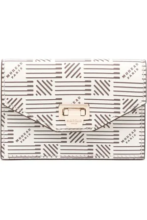 MOREAU Logo-print leather purse