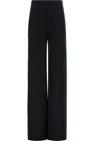 Salvatore Ferragamo Striped knitted track pants