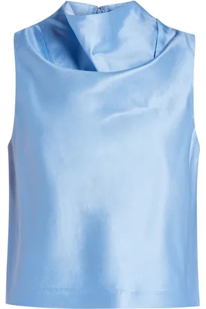 Staud Rochelle sleeveless silk blouse