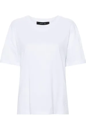 FEDERICA TOSI Logo-embroidered cotton T-shirt