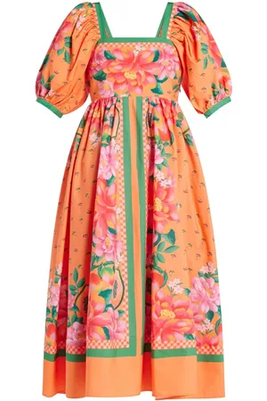 Farm Rio Fruit Garden-print midi dress