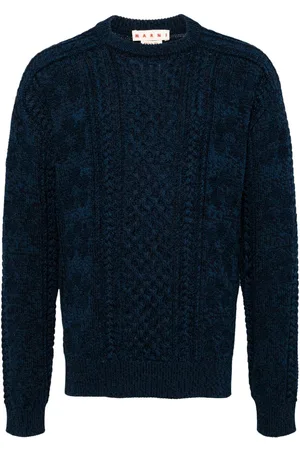 Marni Cable-knit cotton jumper